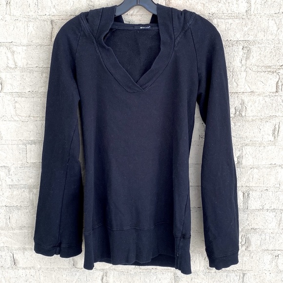 LAmade vintage v neck bell sleeve sweatshirt tunic hoodie. Size M - Picture 1 of 8